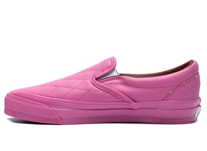 Vans LX Classic Slip-On 98 Quilted Leather in Pink