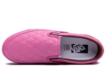 Vans LX Classic Slip-On 98 Quilted Leather in Pink