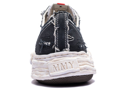 Maison Mihara Yasuhiro "PETERSON23" OG Sole Ripped Overdye Canvas in Black