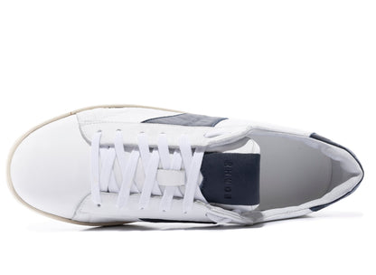 Rhude Court Shoe in White and Navy