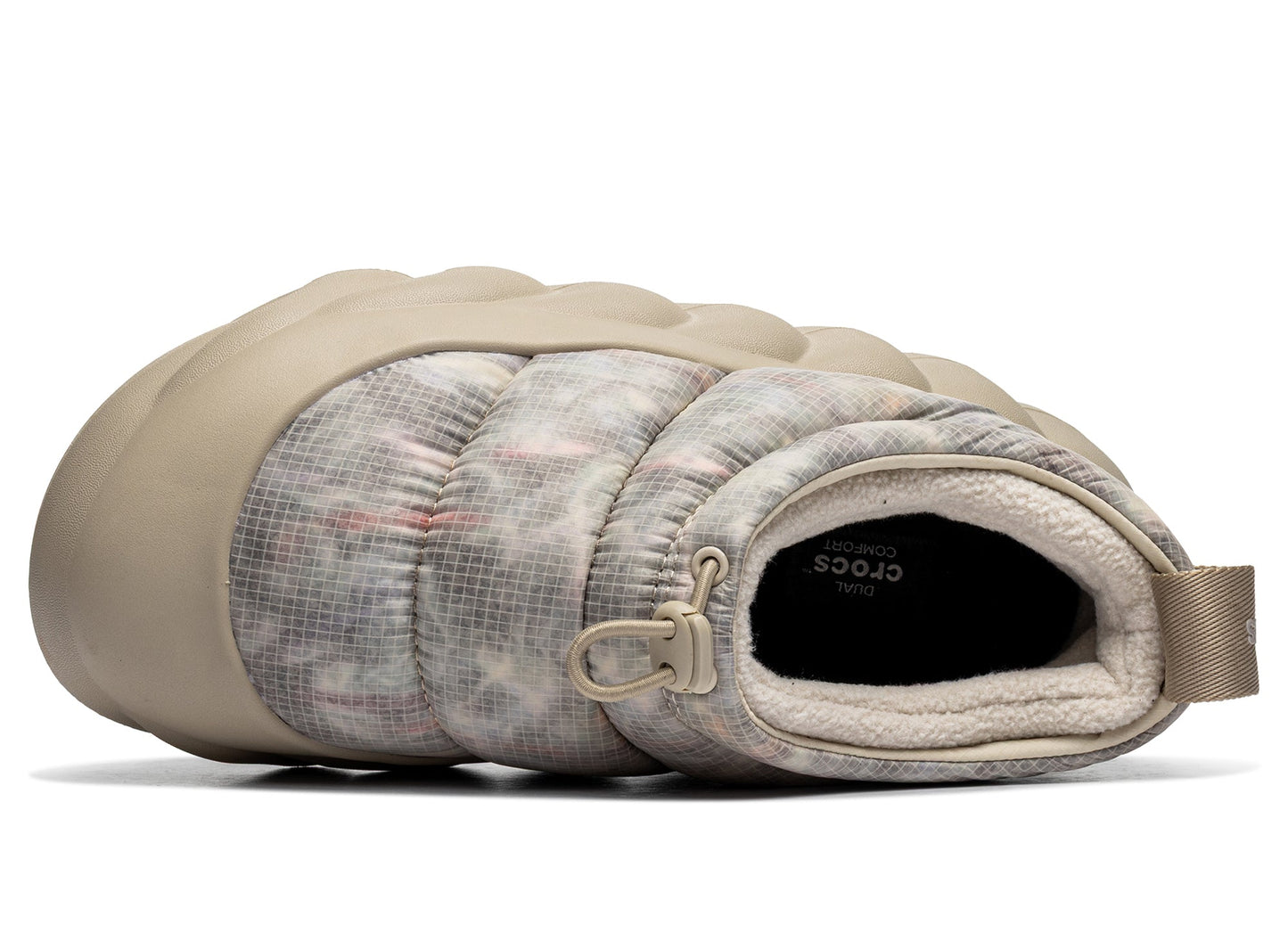Crocs Overpuff Translucent Shorty in White