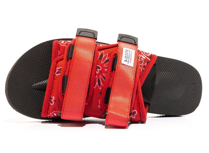 Suicoke Moto-Cab Sandals in Red