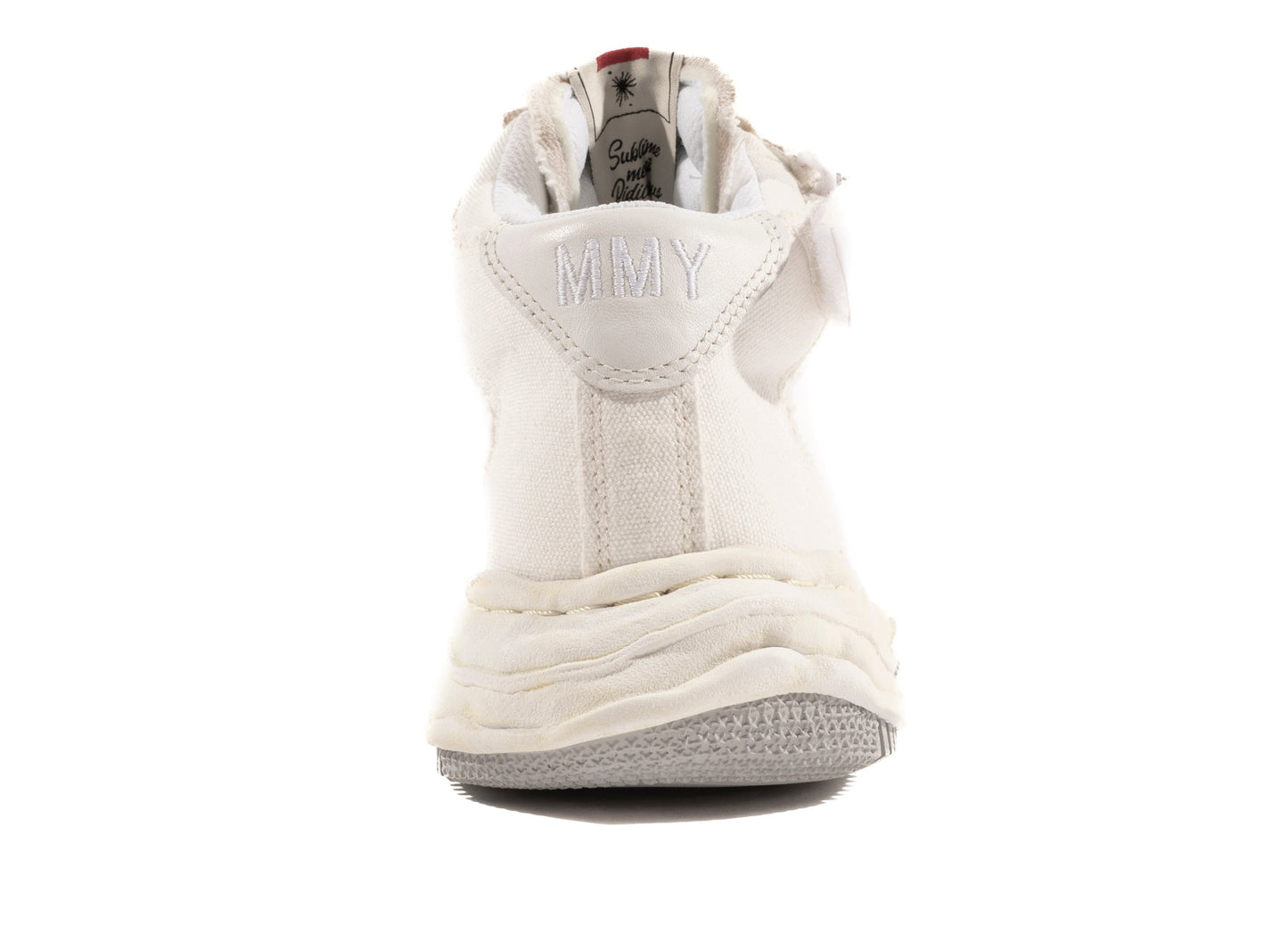 Maison Mihara Yasuhiro Canvas Wayne High-Top Sneaker in White