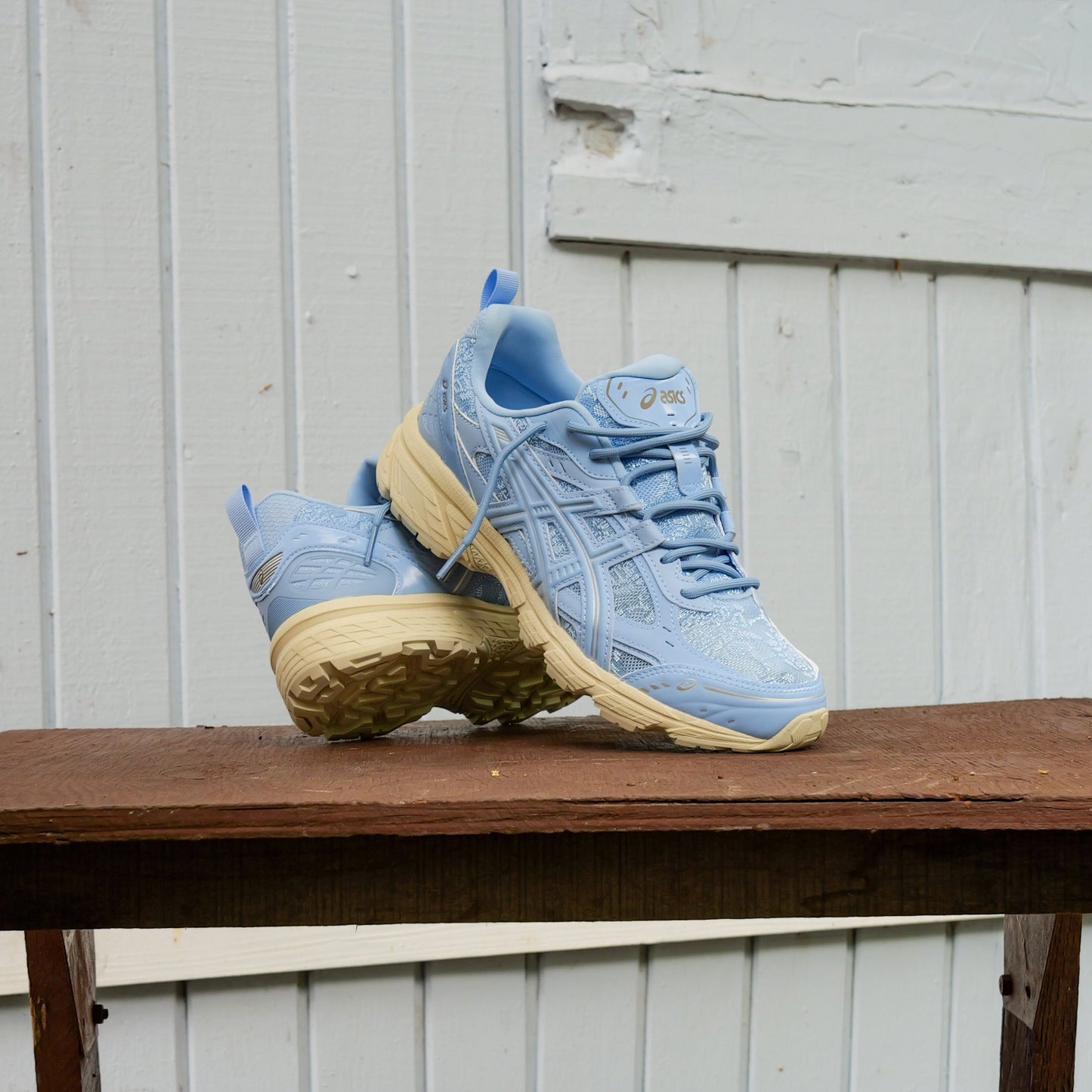 Mens Asics Gel-Nunobiki (Stone Wash/Pure Silver)