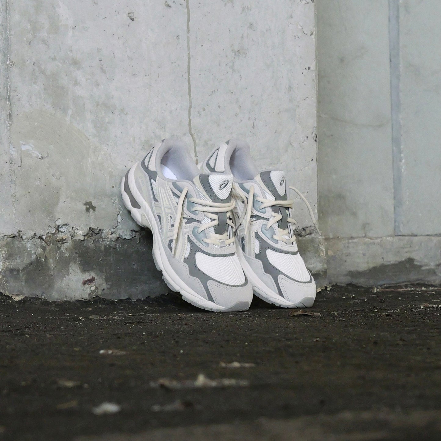 Asics Gel-Nyc Grade School (Cream/Oyster Grey)