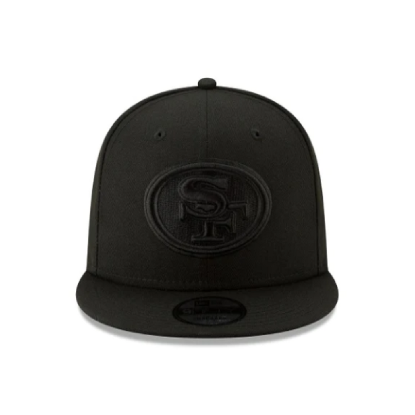 San Francisco 49ers New Era Black & Black 9FIFTY Snapback