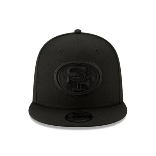 San Francisco 49ers New Era Black & Black 9FIFTY Snapback