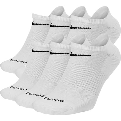 Unisex Nike Everyday Plus Cushioned Training No-Show Socks (6 Pairs)