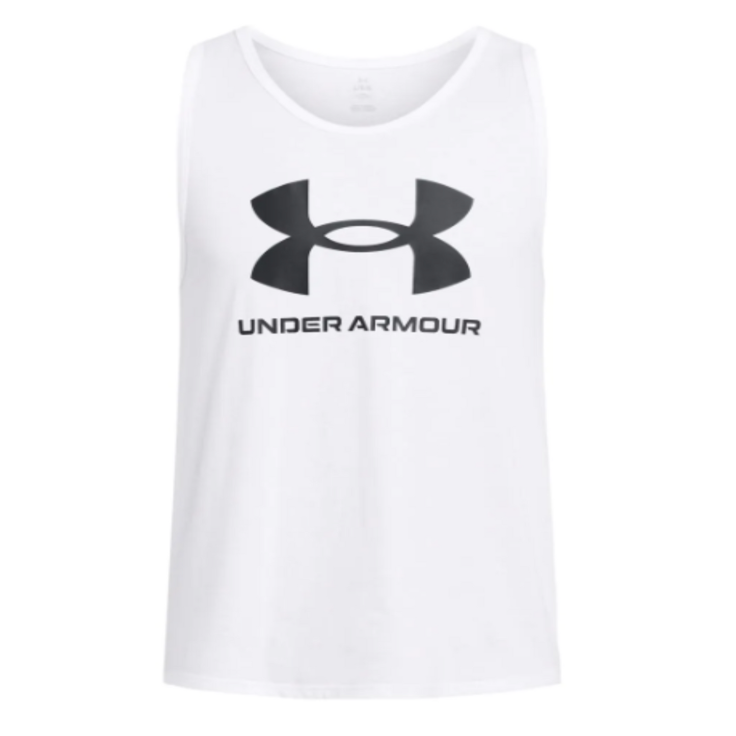 Men's Under Armour Sportstyle Logo Tank "White/Black "