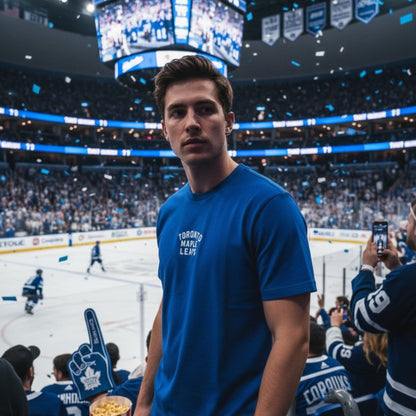 Men's Mitchell & Ness NHL Toronto Maple Leafs Jumbo Back Tee