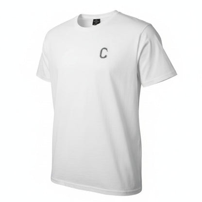 Men's The Closet Inc. Plain T-Shirt (White-Blk Logo)