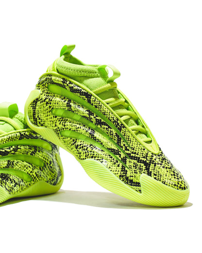 Adidas Basketball Unisex Harden Vol. 9 Green Snakeskin JR8289