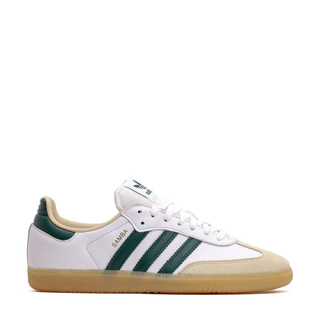 Adidas Men Samba OG Cloud White Collegiate Green Gum JS3831