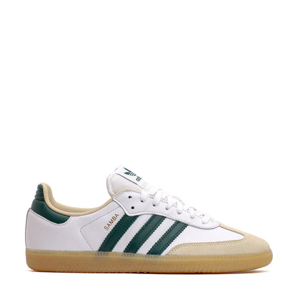 Adidas Men Samba OG Cloud White Collegiate Green Gum JS3831