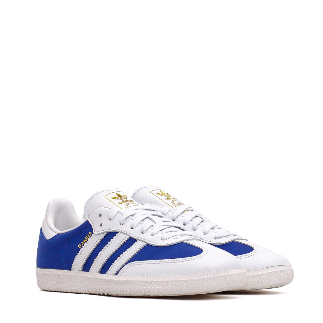 Adidas Men Samba OG Crystal White Royal Blue JI3203