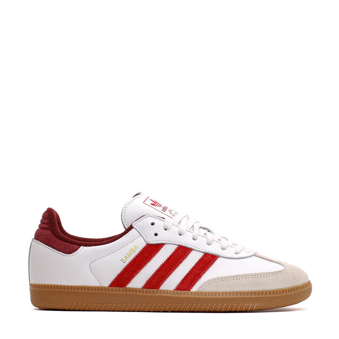 Adidas Men Samba OG White Better Scarlet JI3201