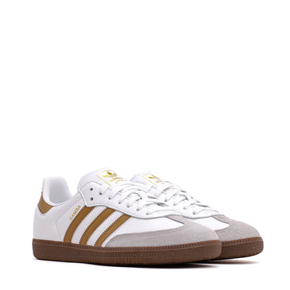 Adidas Men Samba OG White Brown Desert JH8796