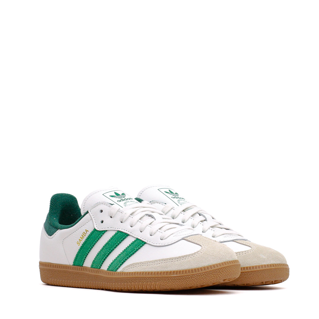 Adidas Men Samba OG White Collegiate Green JI3202