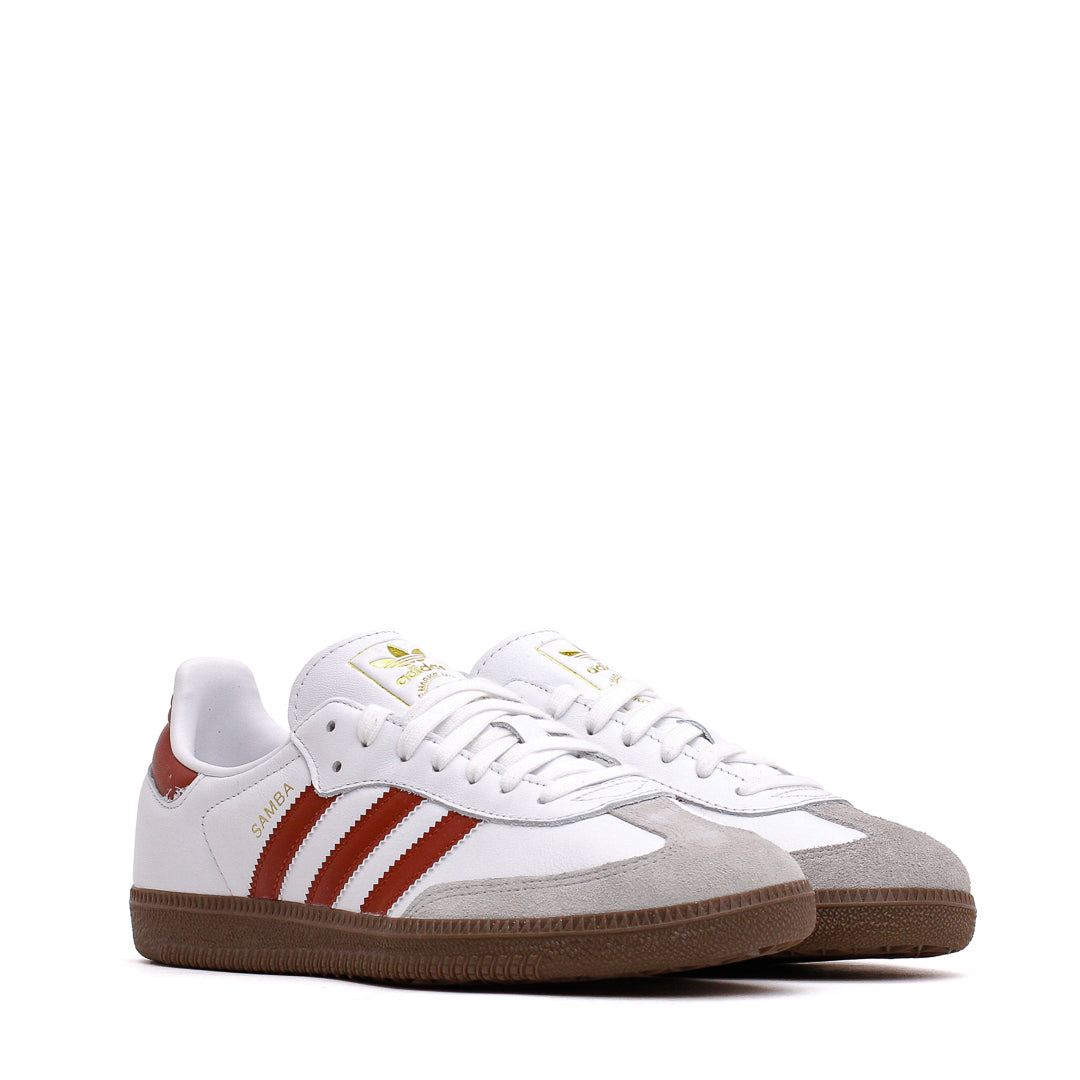 Adidas Men Samba OG White Preloved Ruby JH8798
