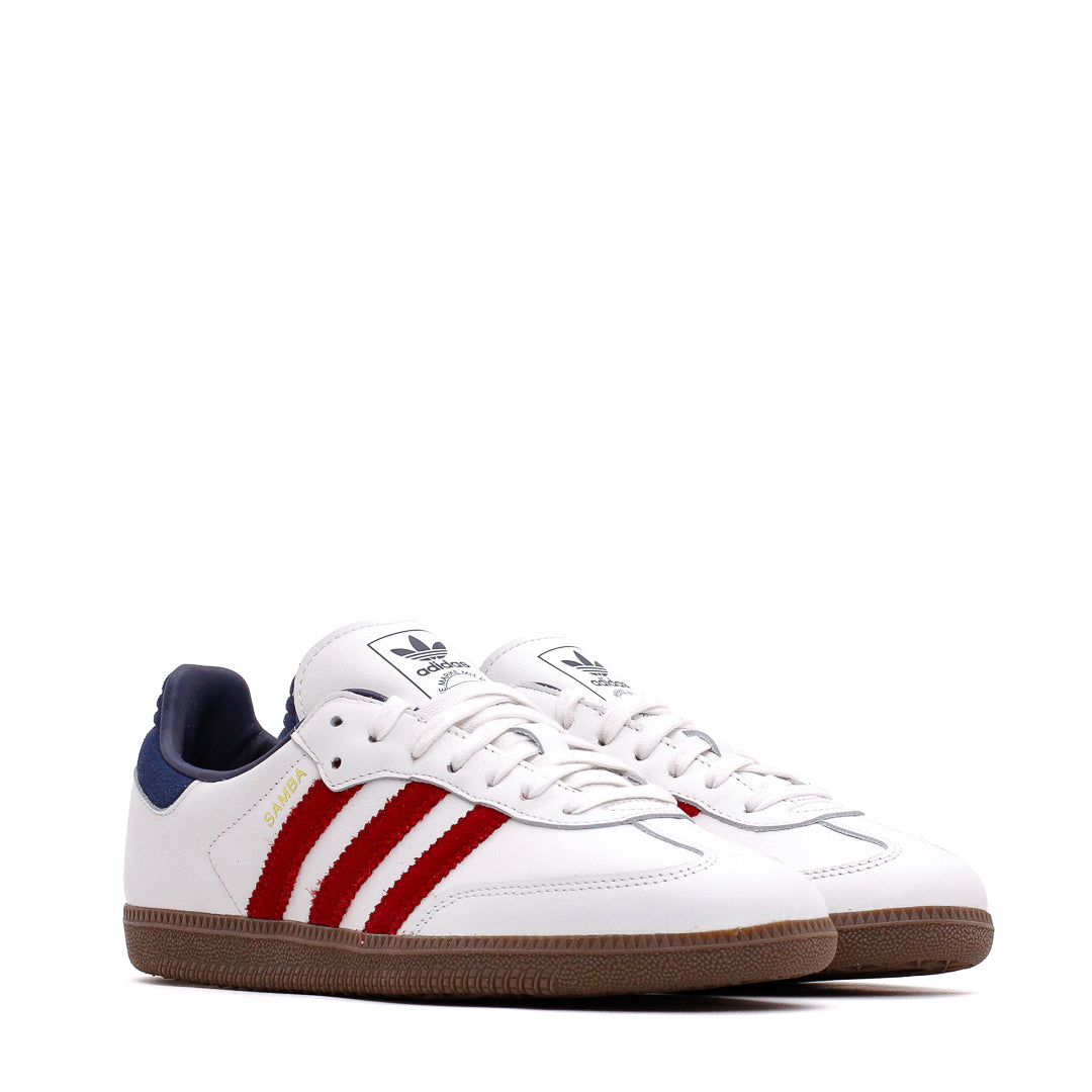 Adidas Men Samba OG White Red Core IH4881