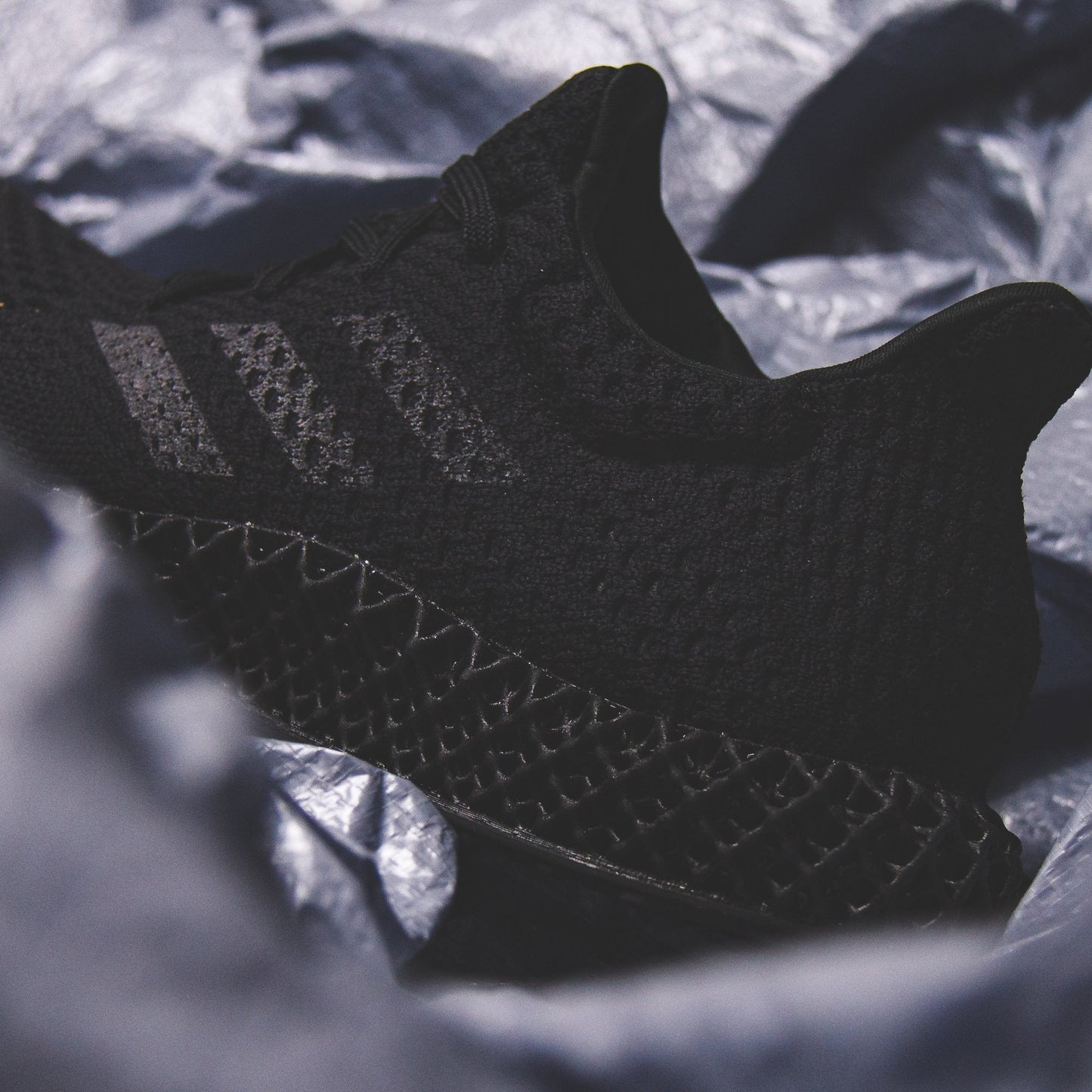 Adidas Running Men 4D Futurecraft Triple Black Q46228