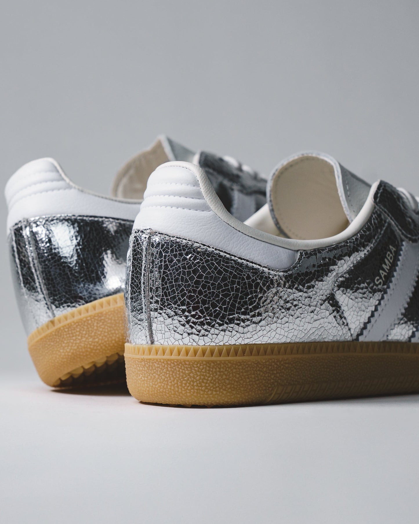 Adidas Women Samba OG Silver Metallic Core JR0035