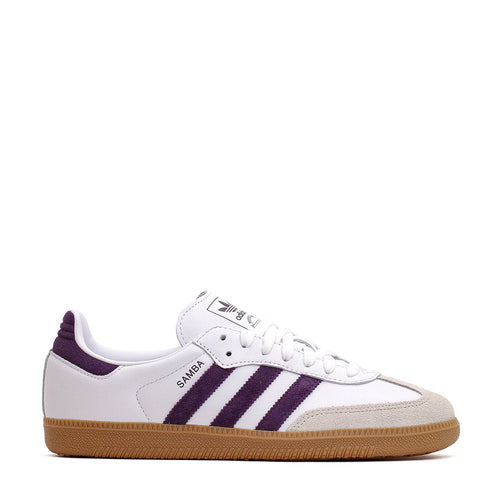 Adidas Women Samba OG White Alumina Aurora Plum JS1392