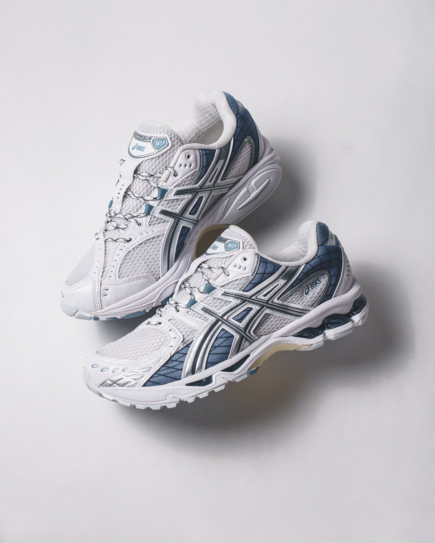Asics Men Gel-Nimbus 10.1 White Slate Blue 1203A543-110