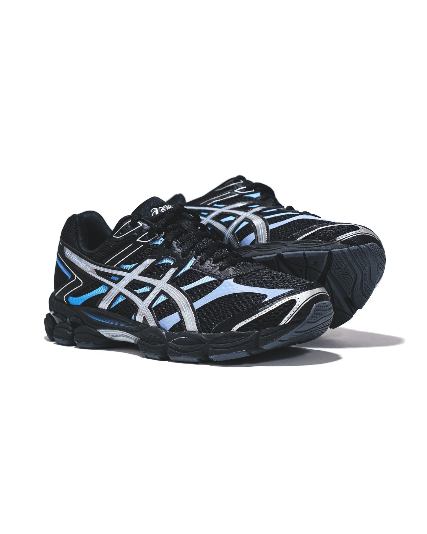 Asics Unisex Gel-Cumulus 16 Black Pure Silver 1203A888-001