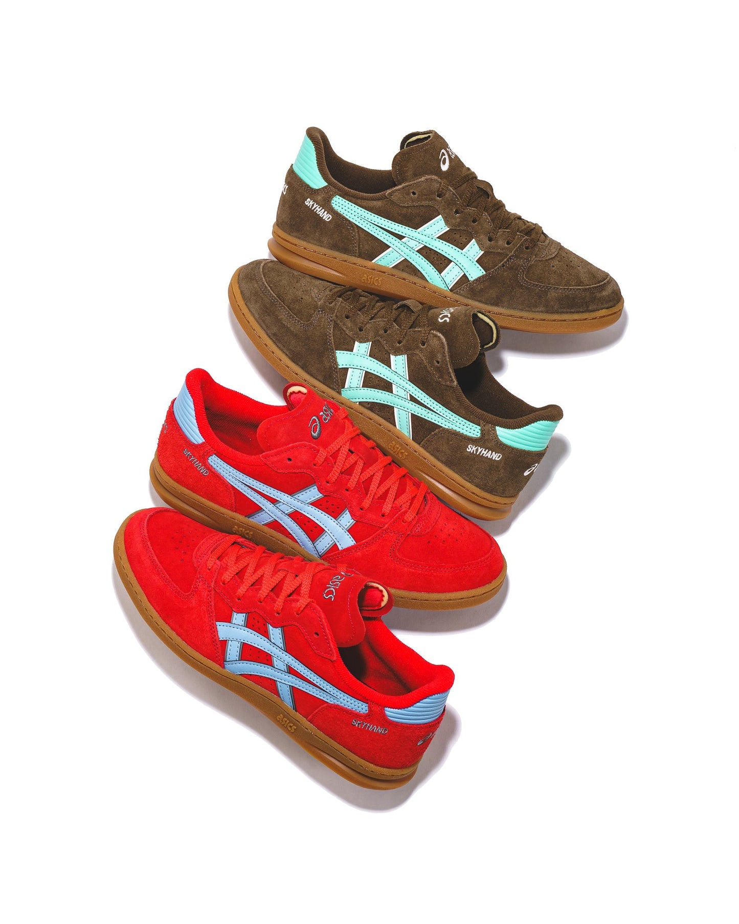 Asics Unisex Skyhand OG Electric Red Harbor Blue 1203A452-601