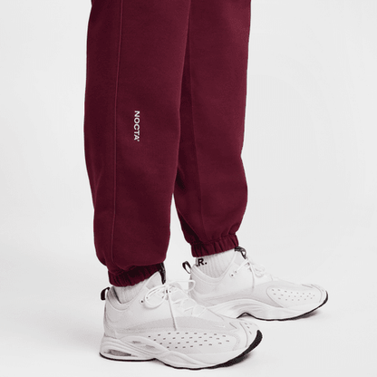 Men's Nike NOCTA Fleece Sweatpants "Dark Beetroot"