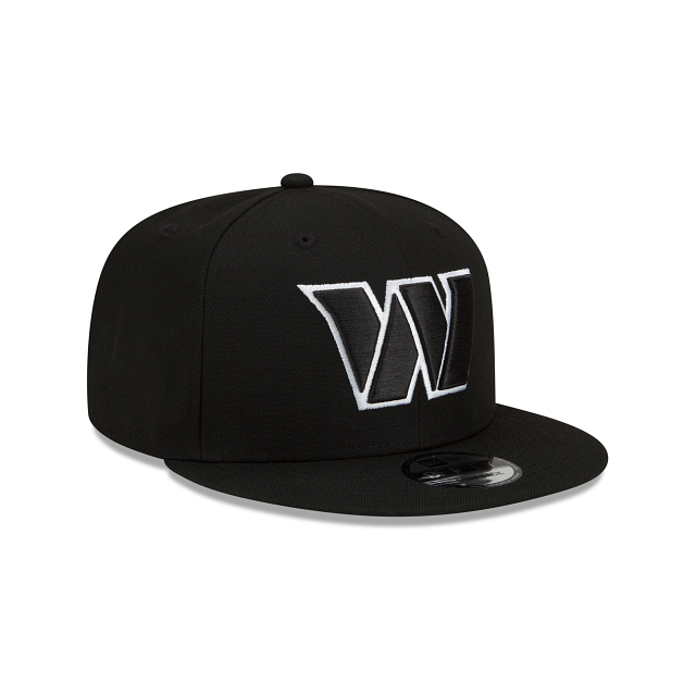 Washington Commanders New Era 9Fifty Basic Black and White Snapback
