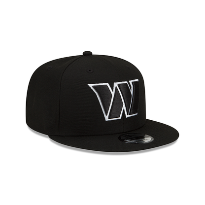 Washington Commanders New Era 9Fifty Basic Black and White Snapback
