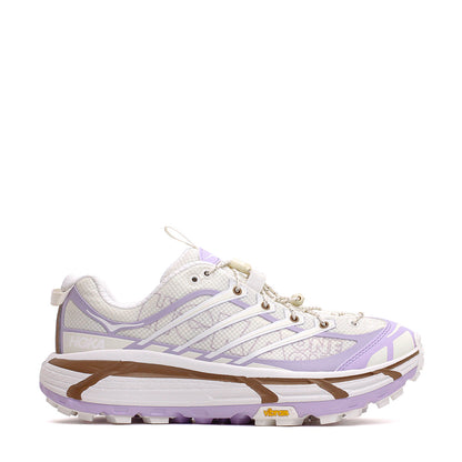 Hoka One One Men Mafate Three2 Wordmark Alabaster Iris Flower 1175490-ASF