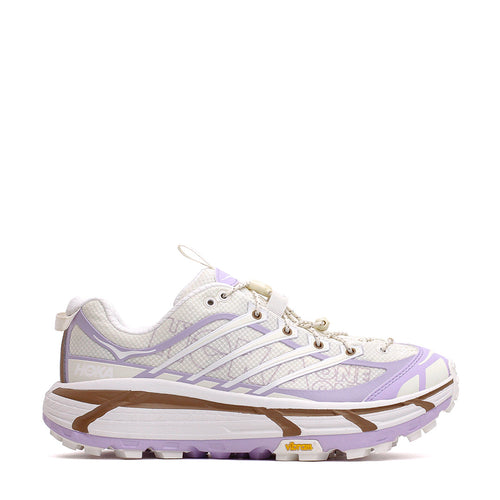 Hoka One One Men Mafate Three2 Wordmark Alabaster Iris Flower 1175490-ASF