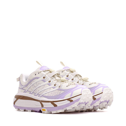 Hoka One One Men Mafate Three2 Wordmark Alabaster Iris Flower 1175490-ASF