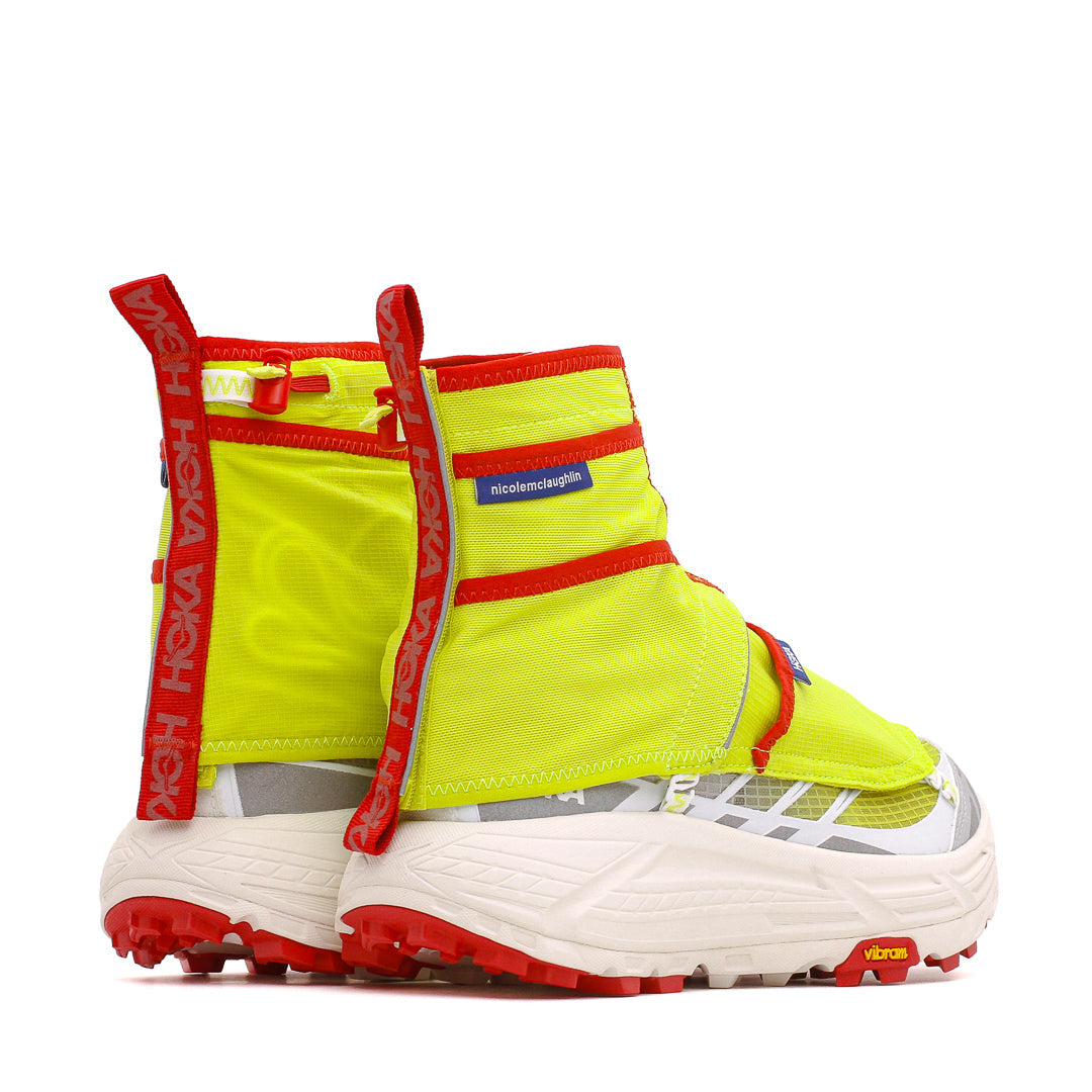 Hoka One One Men x Nicole McLaughlin Mafate Three2 White Neon Yellow Core 1153931-WNN