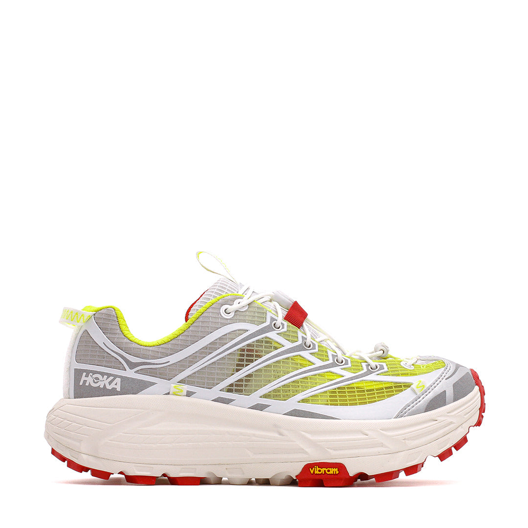 Hoka One One Men x Nicole McLaughlin Mafate Three2 White Neon Yellow Core 1153931-WNN