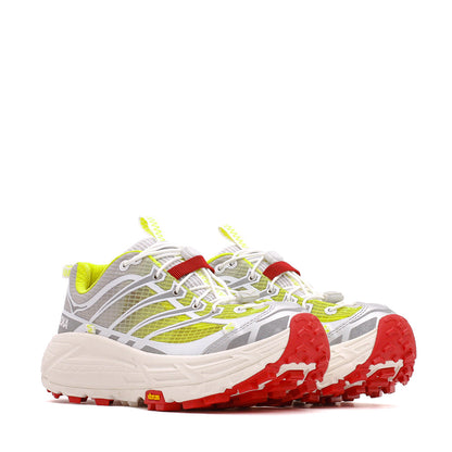 Hoka One One Men x Nicole McLaughlin Mafate Three2 White Neon Yellow Core 1153931-WNN