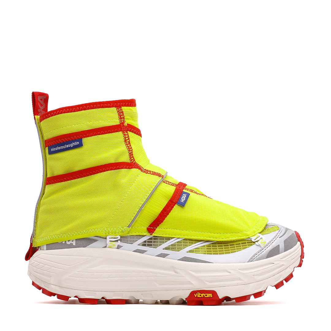 Hoka One One Men x Nicole McLaughlin Mafate Three2 White Neon Yellow Core 1153931-WNN