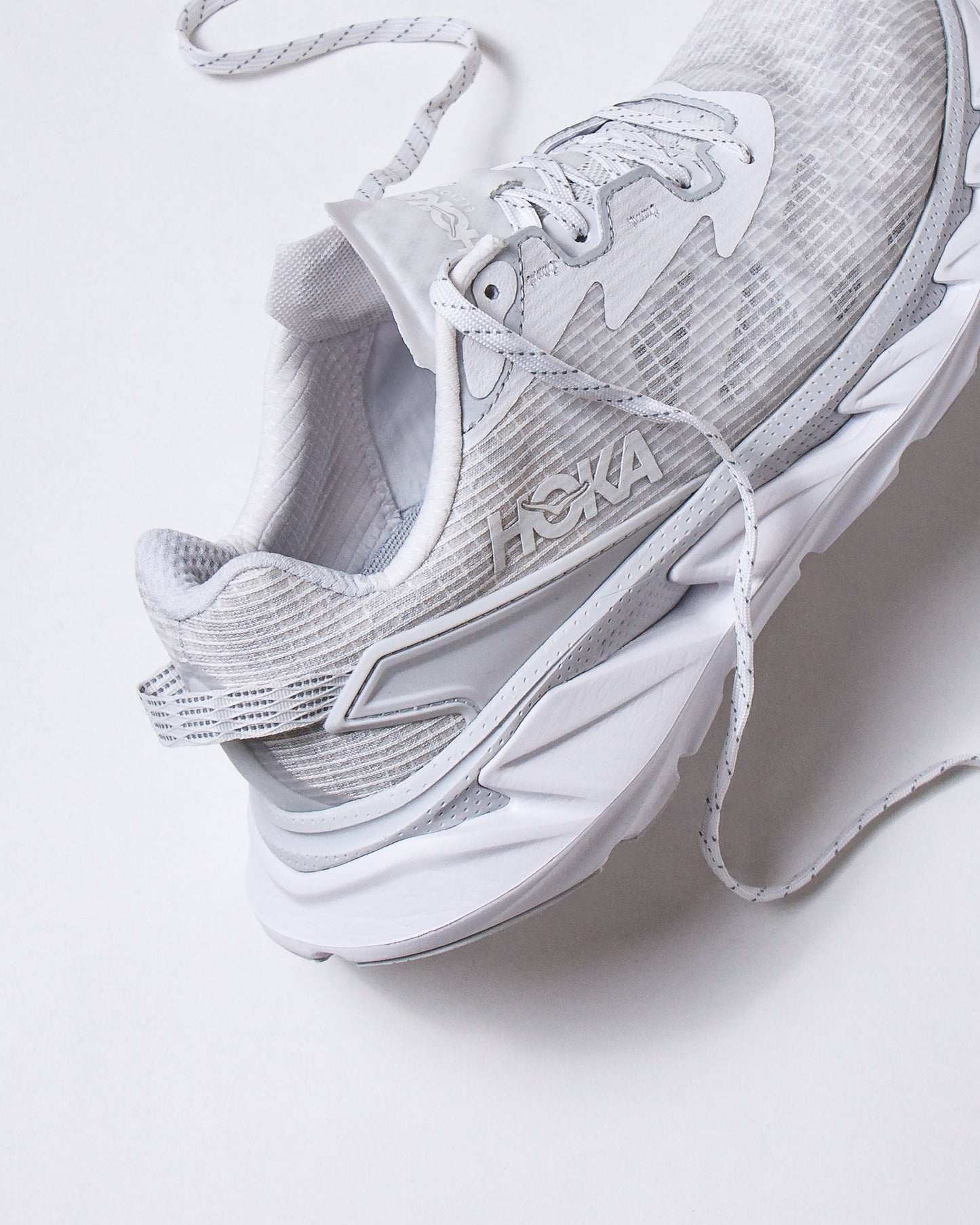 Hoka One One Unisex Elevon 2 TS White Cosmic Grey 1165230-WMC