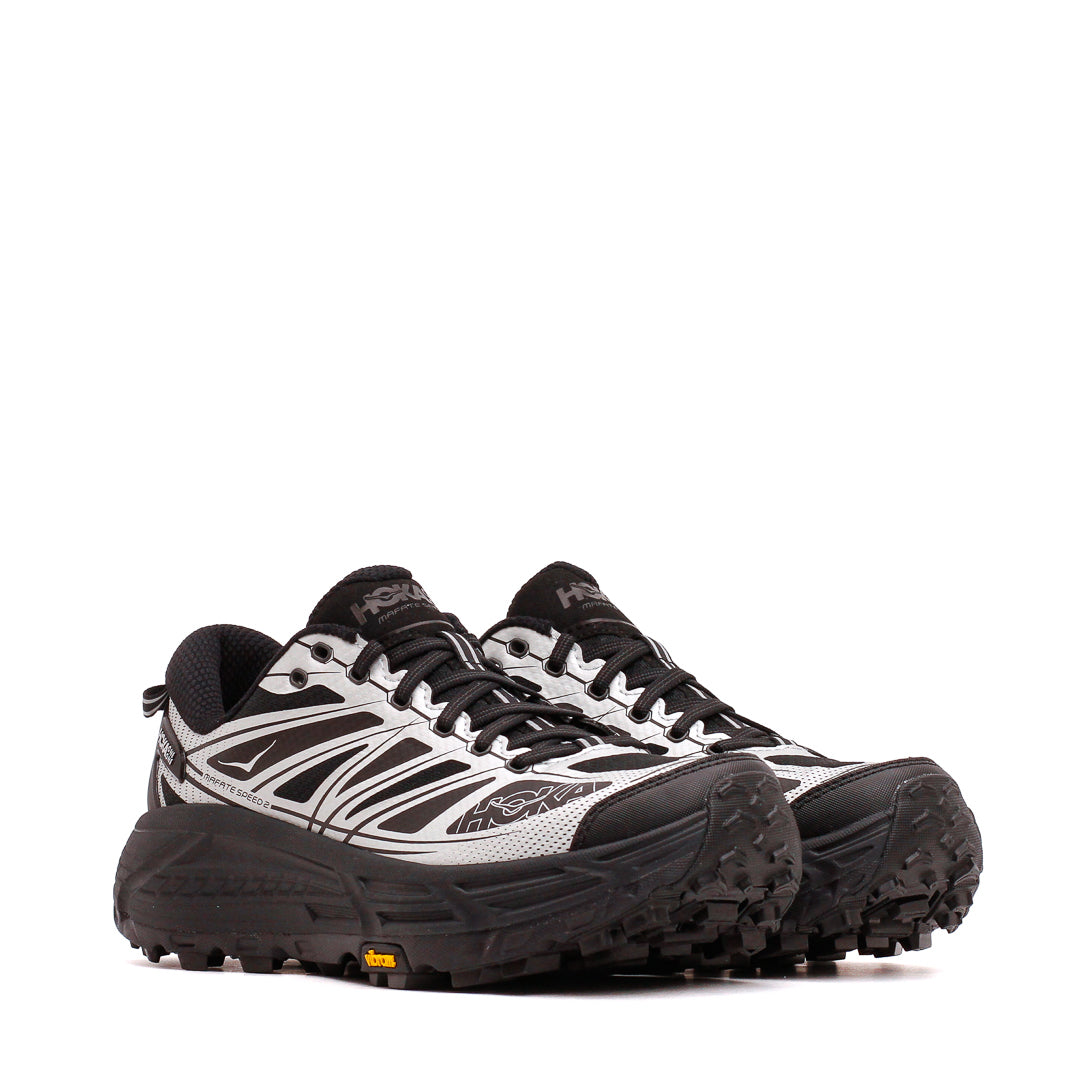 Hoka One One Unisex Mafate Speed 2 Black Silver 1126851-BKSV