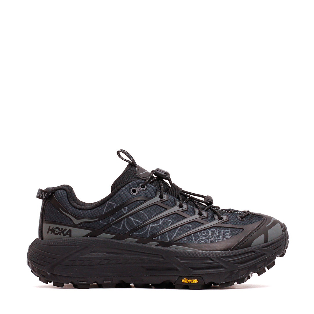 Hoka One One Unisex Mafate Three2 Wordmark Black Outer Orbit Core 1175490-BCKT
