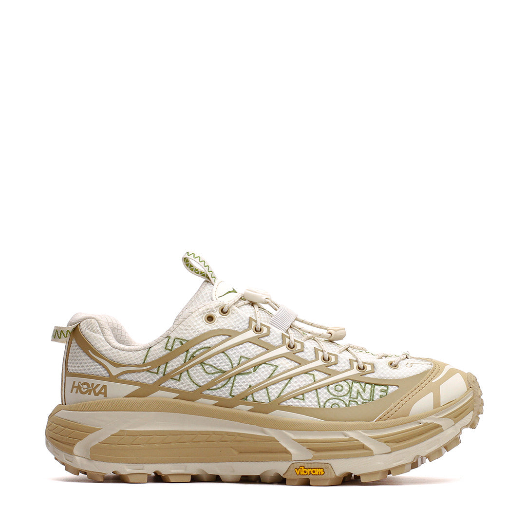 Hoka One One Unisex Mafate Three2 Wordmark Khaki Oatmilk 1175490-KKT