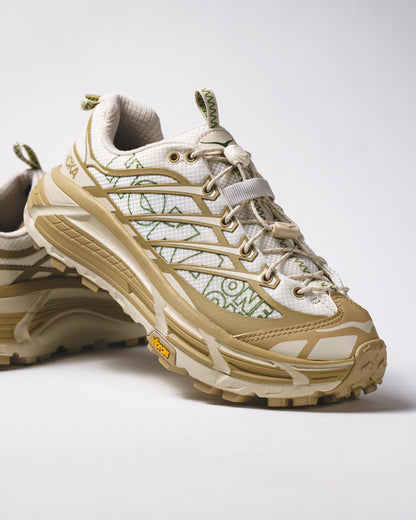 Hoka One One Unisex Mafate Three2 Wordmark Khaki Oatmilk 1175490-KKT