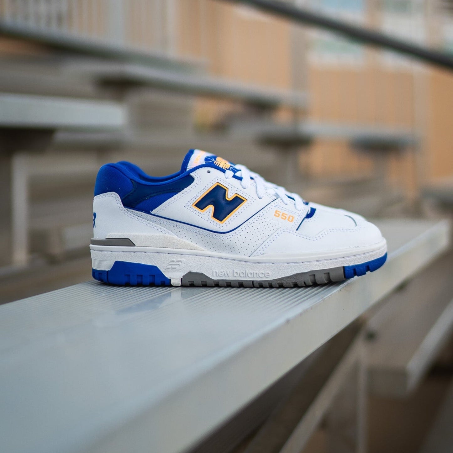 Mens New Balance 550 (White/Royal) - BB550WTN