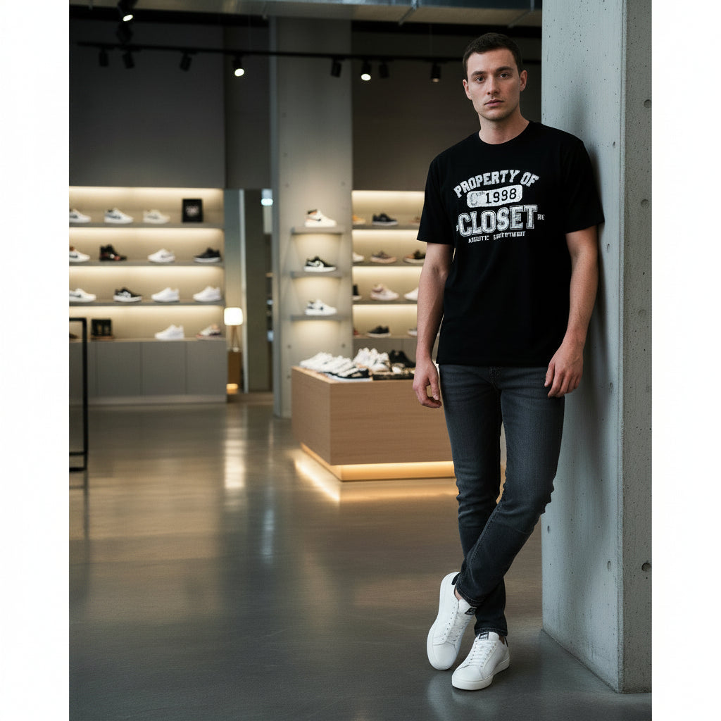 Men's The Closet Inc. Basic T-Shirts Black "Property Of"