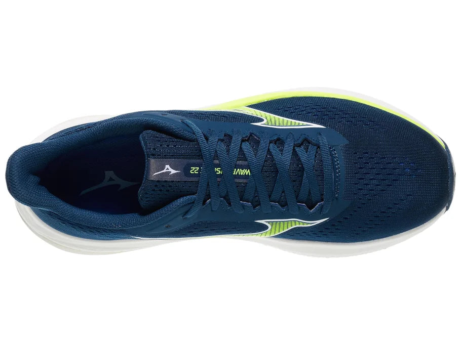 Mizuno | Wave Inspire 22 | Men's | Estate Blue/White