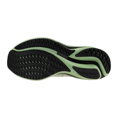 Mizuno | Wave Rider 28 | Men's | Snow White/Frosty Green