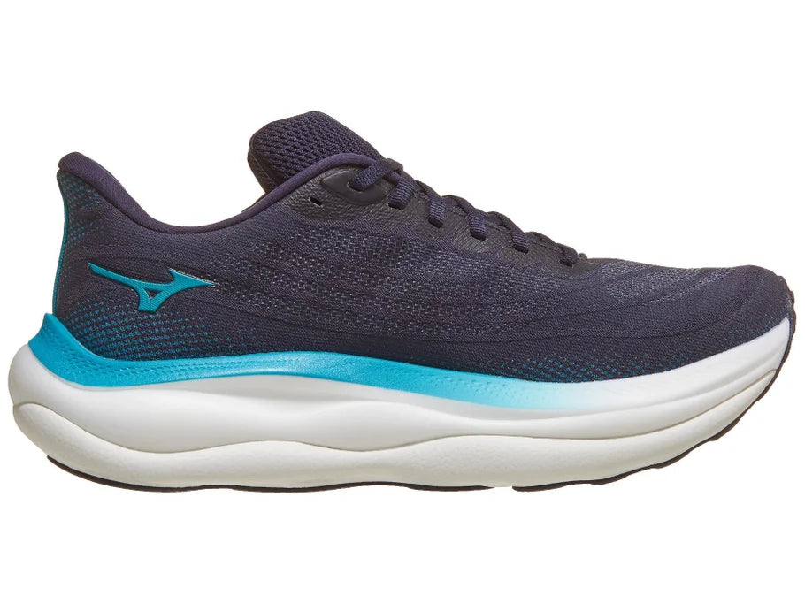Mizuno | Wave Sky 9 | Men's | Baritone Blue/Citrus